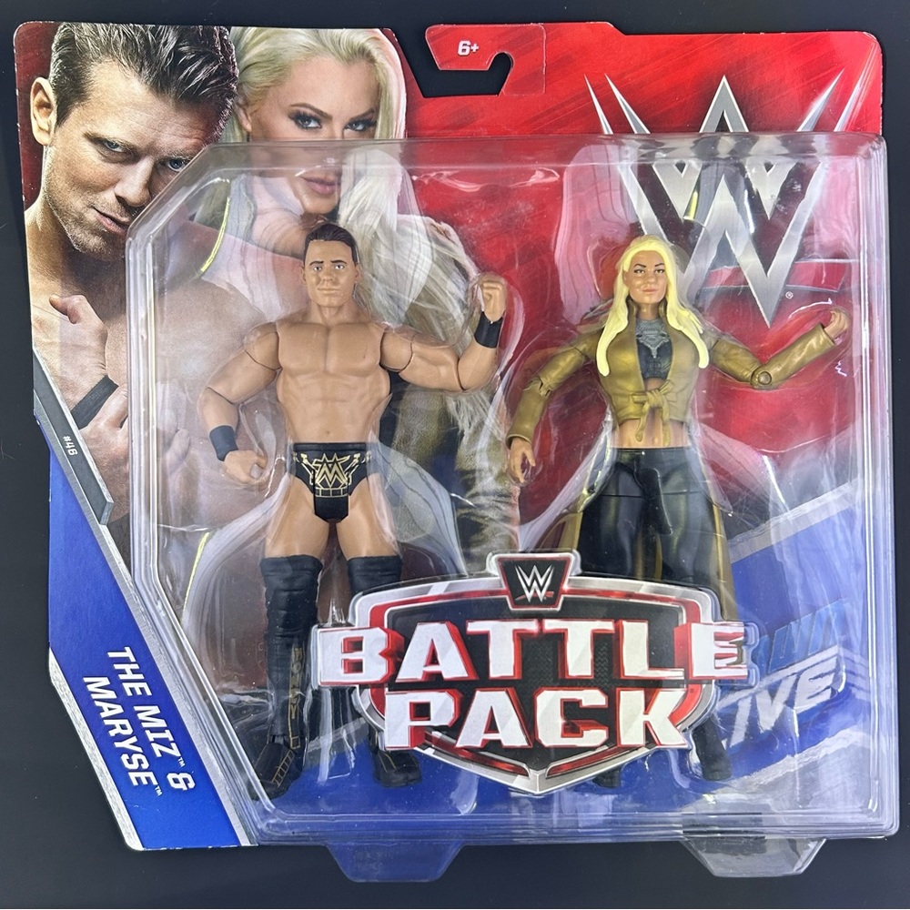 Mattel WWE Battle Pack 46 The Miz Maryse Wrestling Action Figure 2017 Smackdown